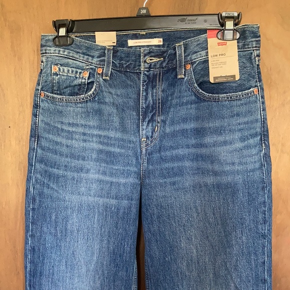 Relisted Levi’s low pro distressed midrise straight leg jean cotton size 29 - Picture 10 of 17
